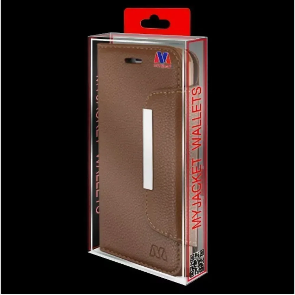 APPLE iPhone XR - Brown Wallet Case
